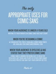 Tipos de letras comic sans 1